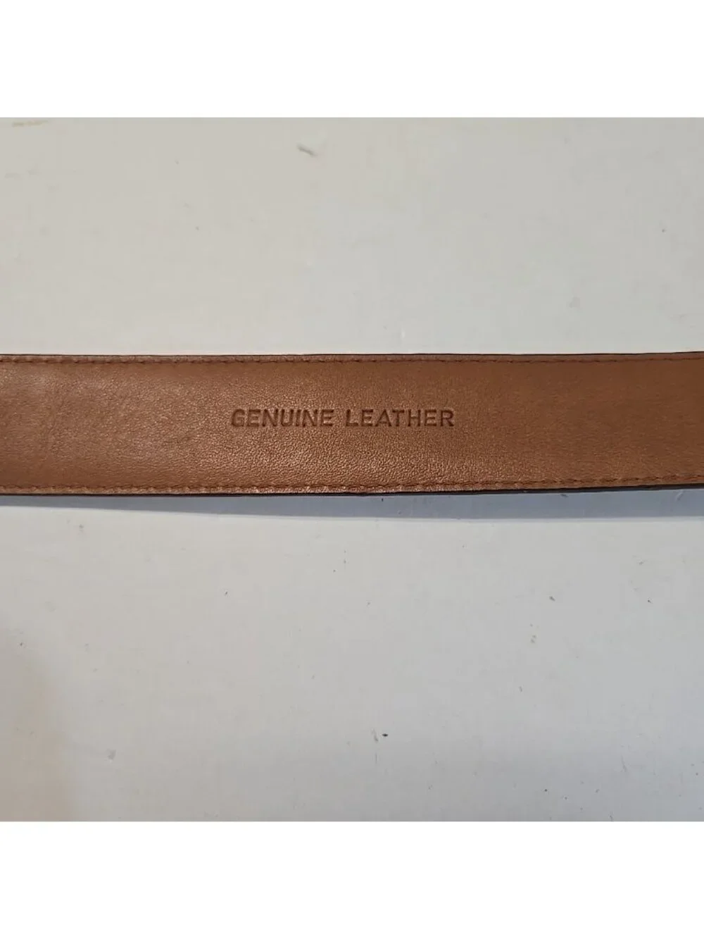 NWT Polo Ralph Lauren Brown Leather Belt Mens Genuine Leather Brass Buckle